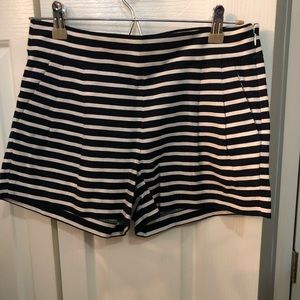 J Crew size 2 striped shorts